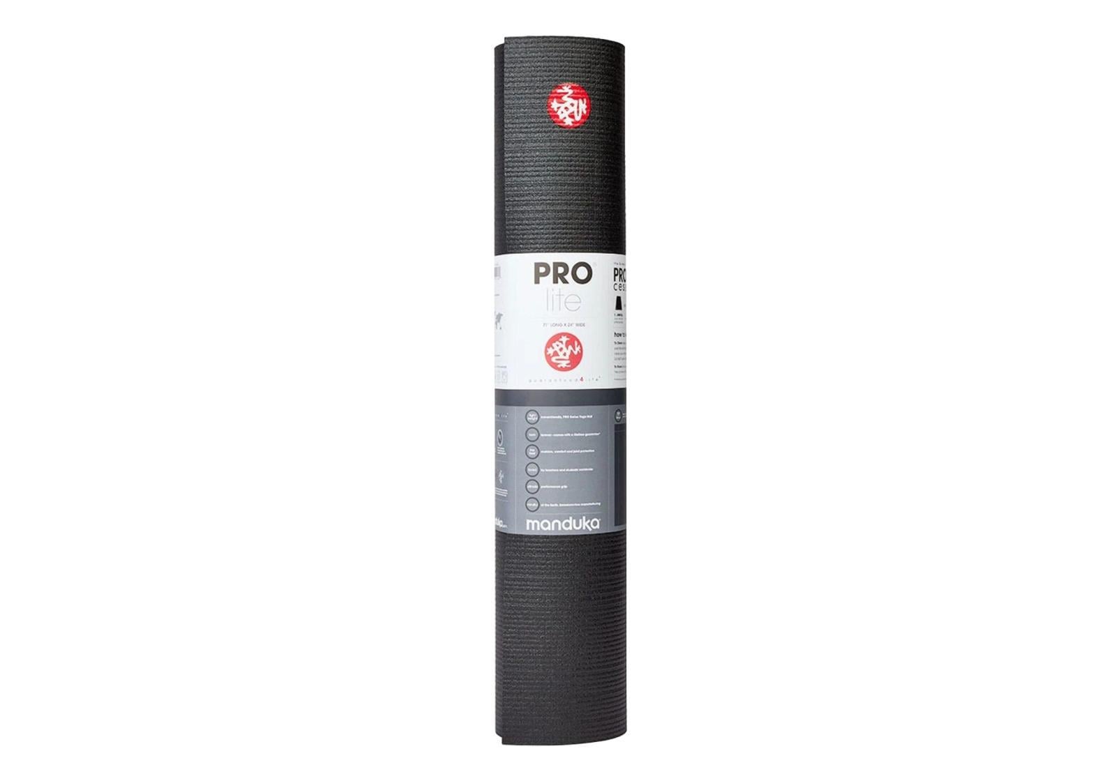 Коврик для йоги Manduka PROlite 180x61x0,47 см Black (112011010)