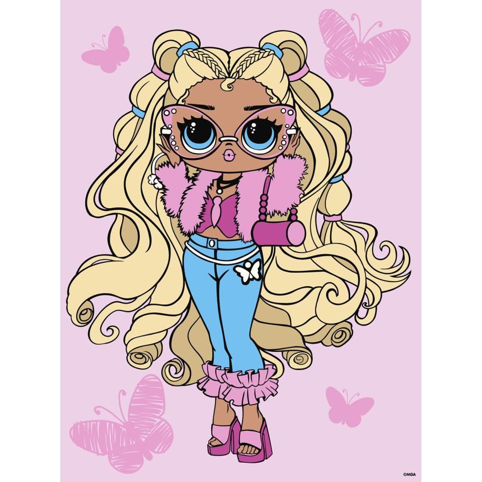 Картина по номерам Ideyka Tweens Olivia Flutter 30х40 см (KHO6286)