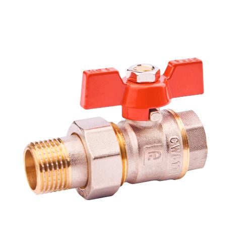 Кран Американка FADO Modern 1/2" ВЗ прямой латунь (KA21) Кран Американка FADO Modern 1/2" ВЗ прямой латунь (KA21)