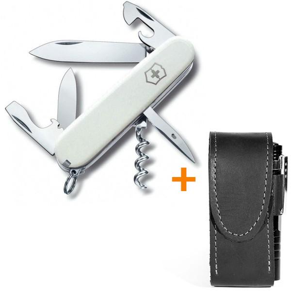 Комплект нож Victorinox Swiss Army Spartan 1.3603.7/чехол с фонариком - фото 3