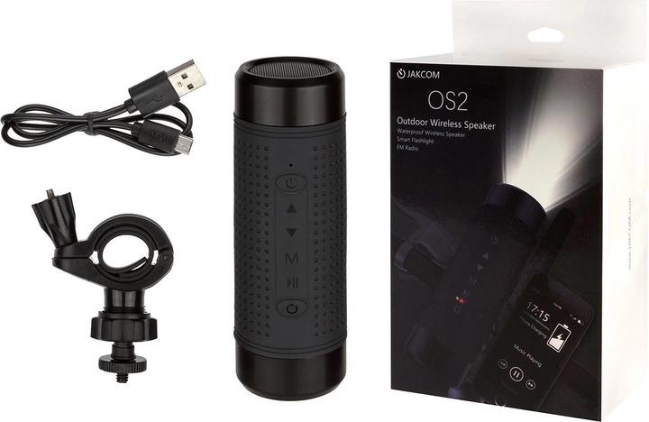 Система акустическая Jakcom OS2 Outdoor Bluetooth Speaker Black (jkmkpbos2b) - фото 10