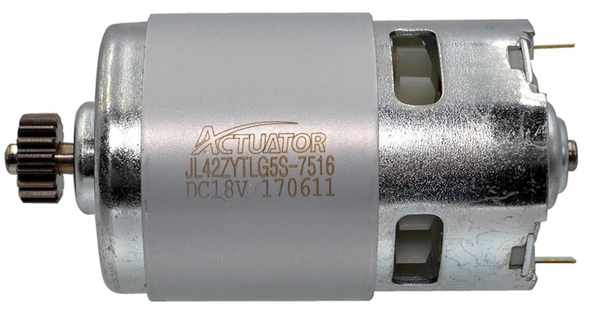 Двигатель VJ Parts для шуруповерта M MT065 18V код 629807-1 d45 h89 шестерня d14 18 зубов (шур367)