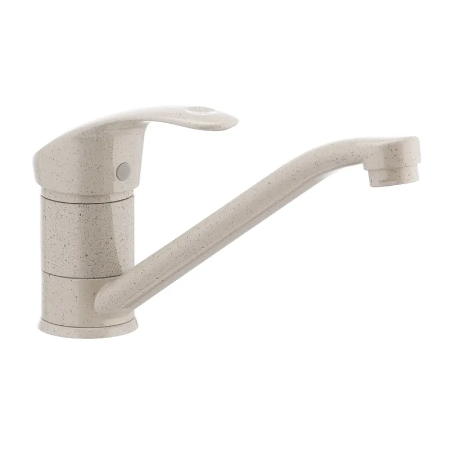 Смеситель для кухни Haiba MARS 004 с высоким изливом Beige (HB0245)