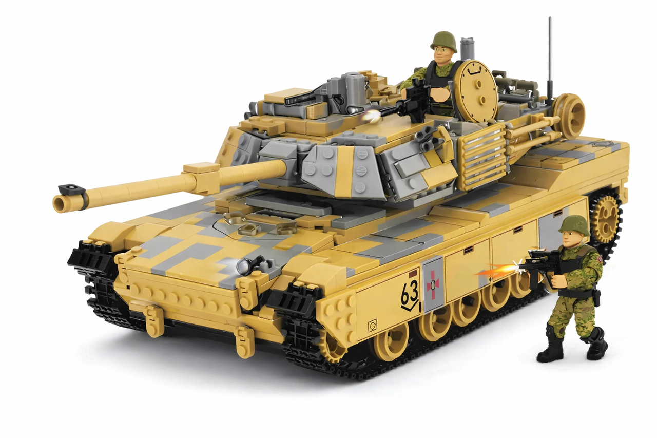 Конструктор Iblock PL-921-504 Армия танк M1 Abrams 1176 деталей