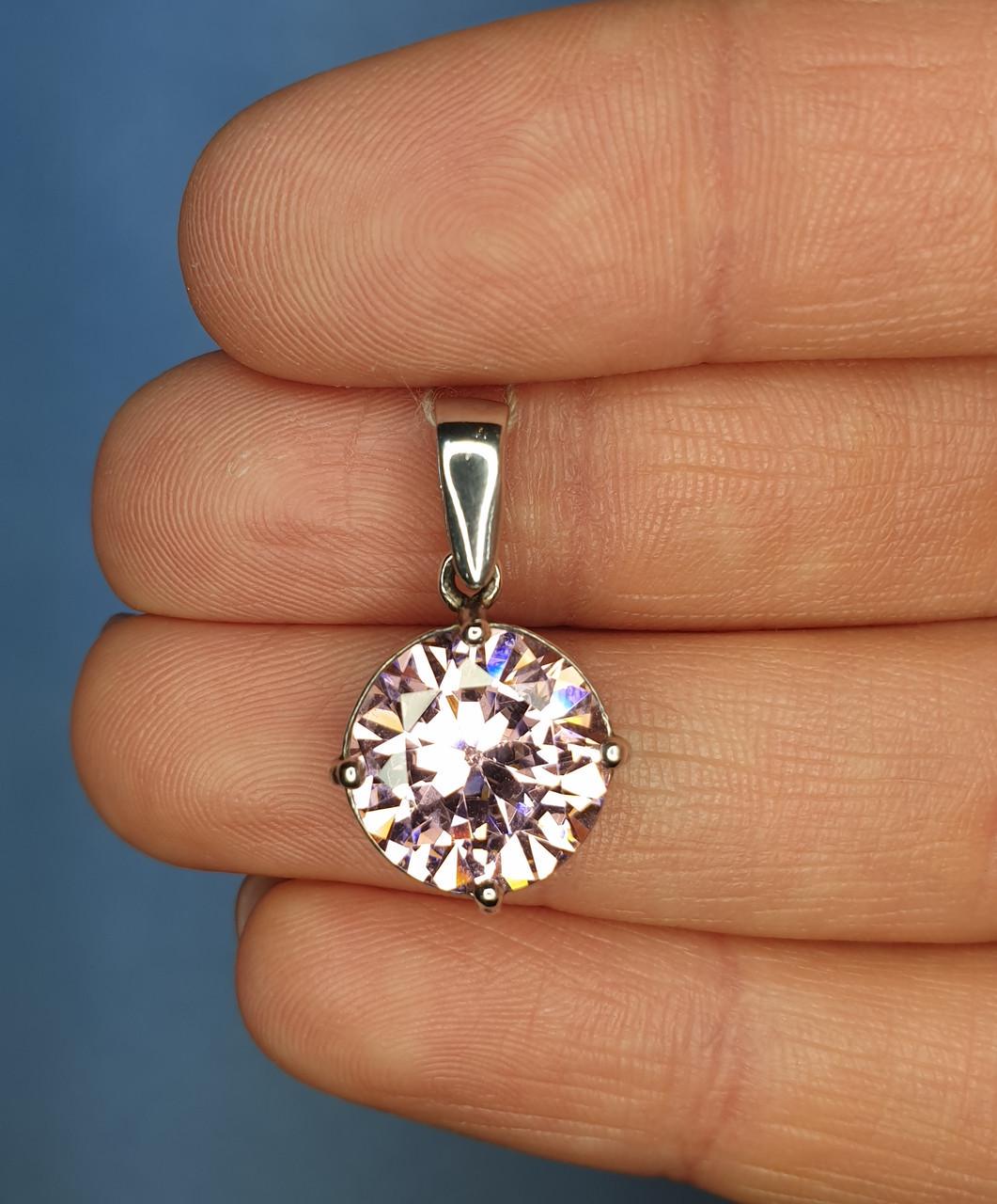 Кулон серебряный с кубическим цирконием 4,18 г (1307093261)