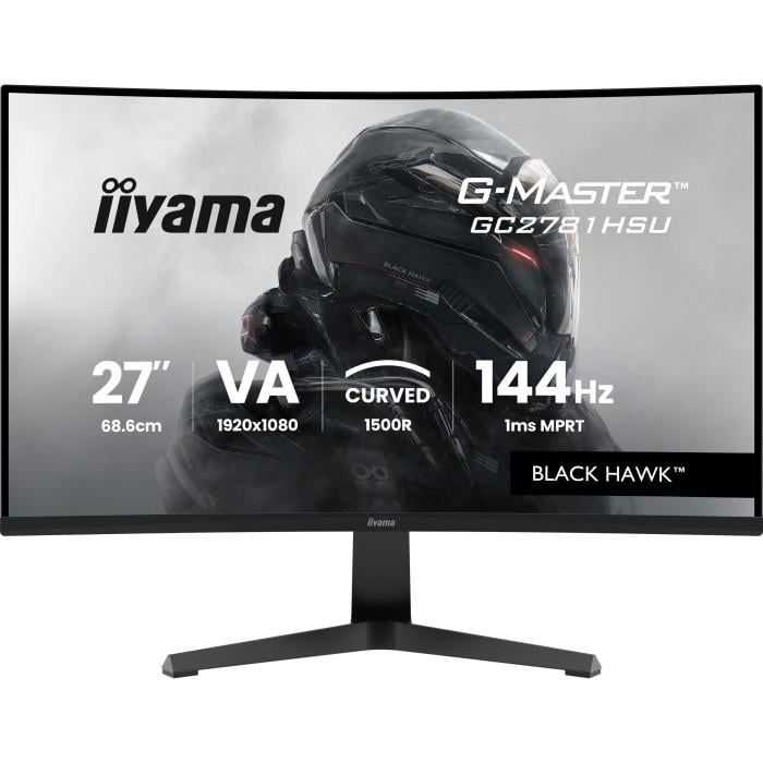 Монитор игровой изогнутый Iiyama G-Master GC2781HSU-B1 Black Hawk Black (35575364)