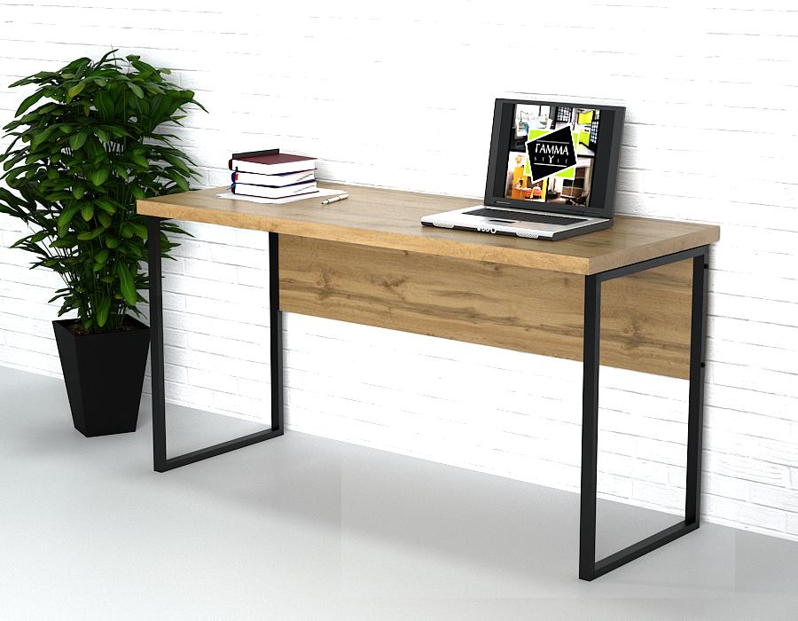 Стіл офісний Гамма стиль Лофт СПЛГ-1 1390x600x765 мм Дуб Аппалачі (23221)