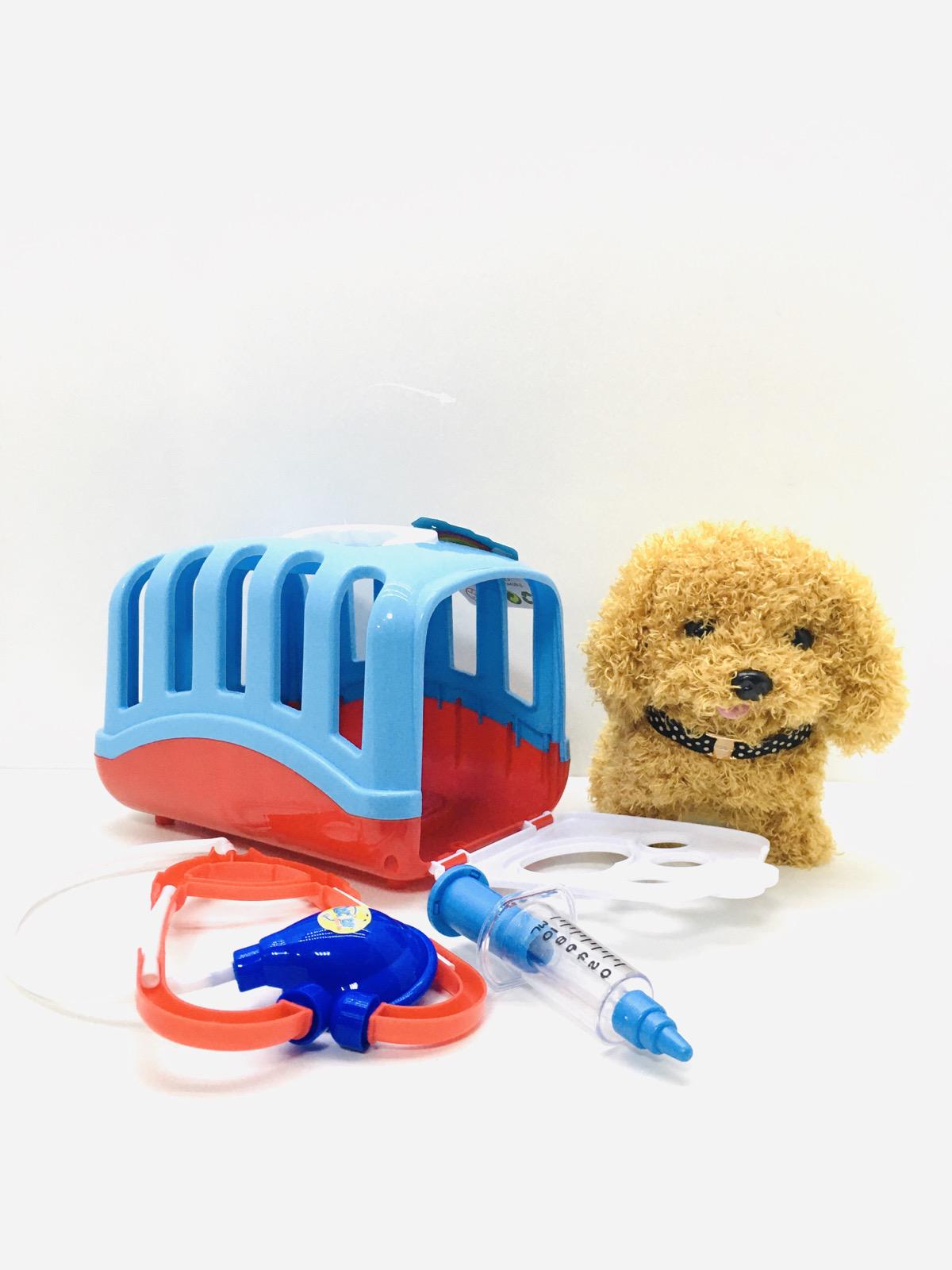 Собачка інтерактивна Limo Toy з перенесенням та медичними інструментами 17,5 см (699-67AB)