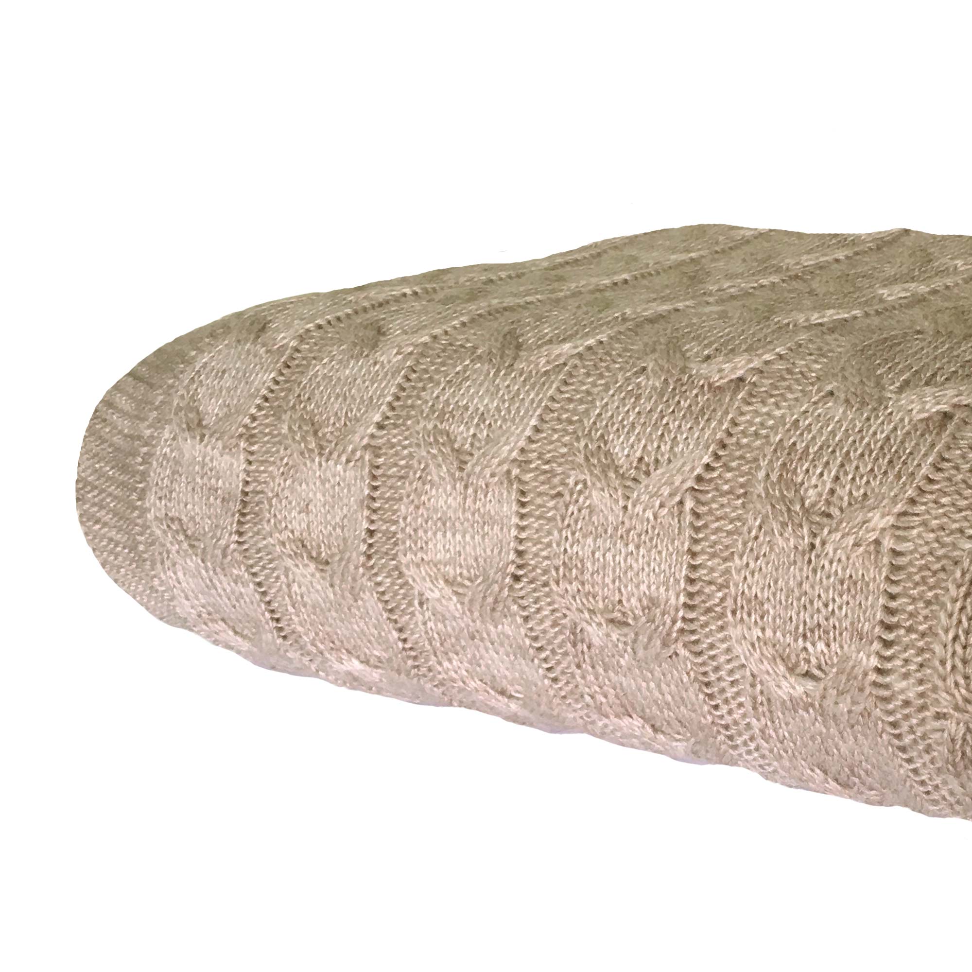 Плед Глория косы Латте 140х180 см - фото 3