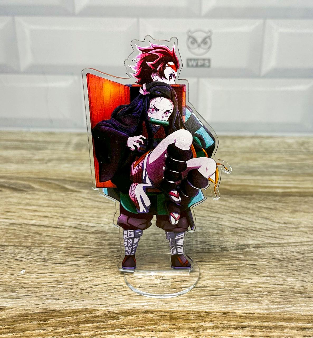 Фигурка коллекционная акриловая Аниме Клинок прорезающий демонов Недзуко Камадо/Тандзиро Камадо 15 см (2116282925)