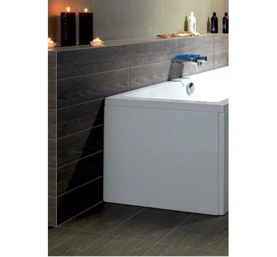 Панель для ванны боковая Cersanit Virgo пластиковая с креплением 80 см Белый - фото 4