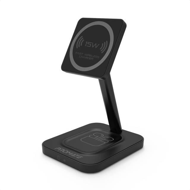 Беспроводное зарядное устройство Promate AuraBase-15W Black