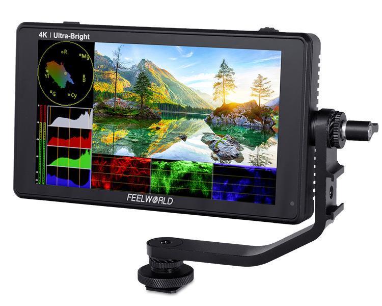 Монітор накамерний FeelWorld LUT6S 6 дюймів HDMI/SDI 2600nits HDR/3D LUT 4K