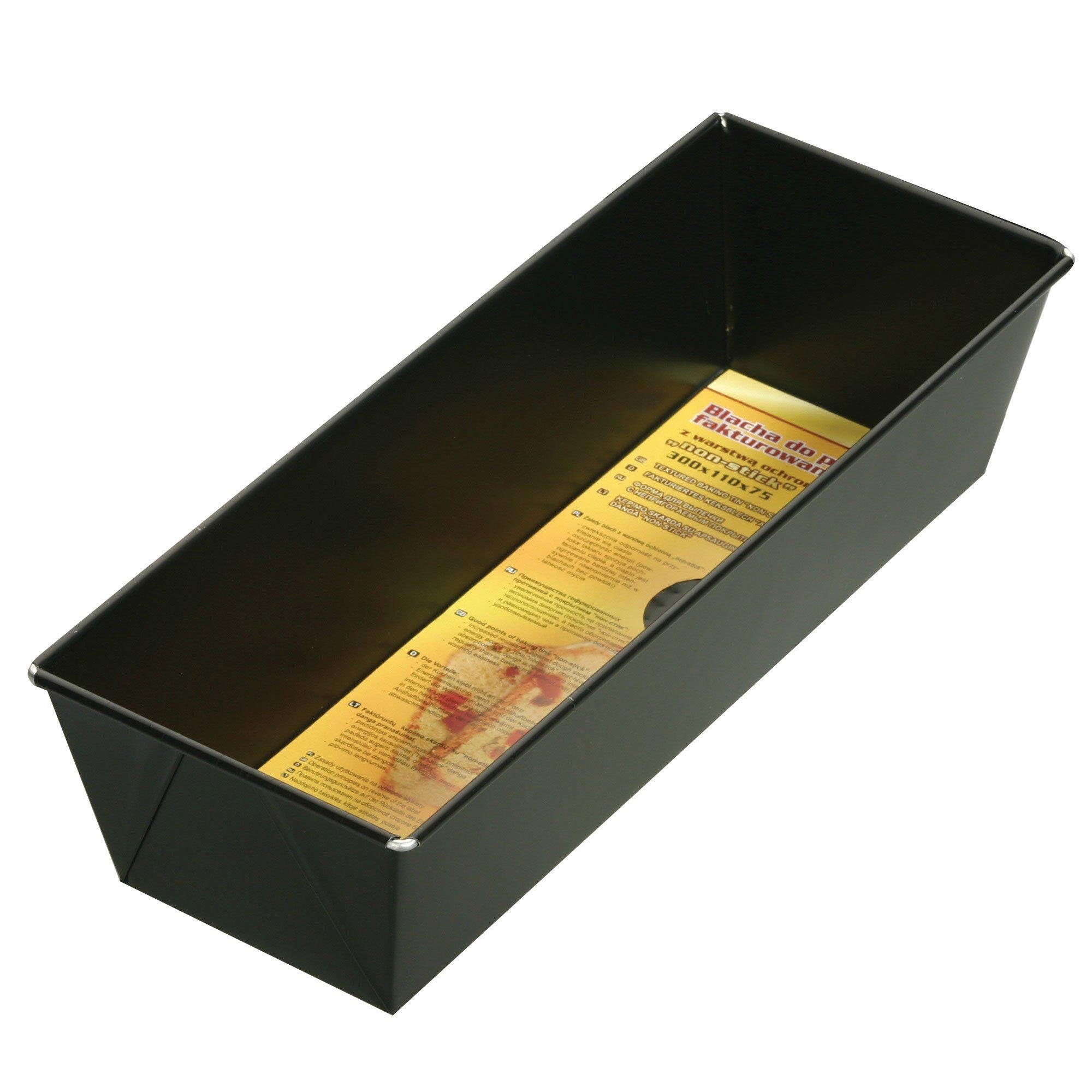 Противень антипригарный Snb с гофрированным дном 30х11х7 см Черный