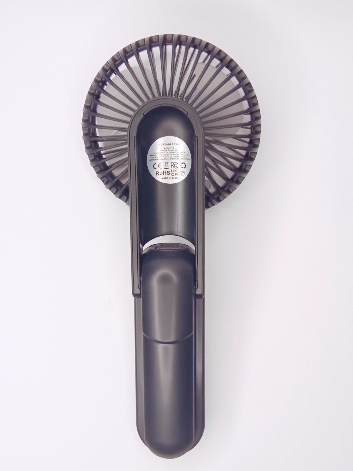 Вентилятор аккумуляторний USB з дисплеєм Fan F18 2000 mAh Чорний - фото 11 Вентилятор аккумуляторний USB з дисплеєм Fan F18 2000 mAh Чорний - фото 11