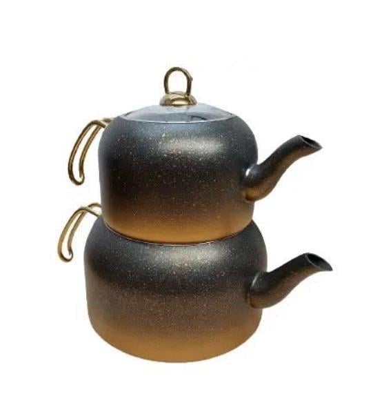 Чайник двухярусный O.M.S. Collection 8250 XL 1,8 /3,6 л Gold (86250)