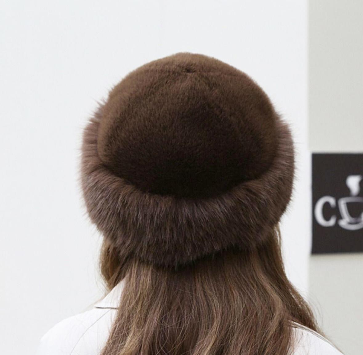 Шапка жіноча Wuke монгольська плюшева one size Коричневий - фото 3 Шапка жіноча Wuke монгольська плюшева one size Коричневий - фото 3