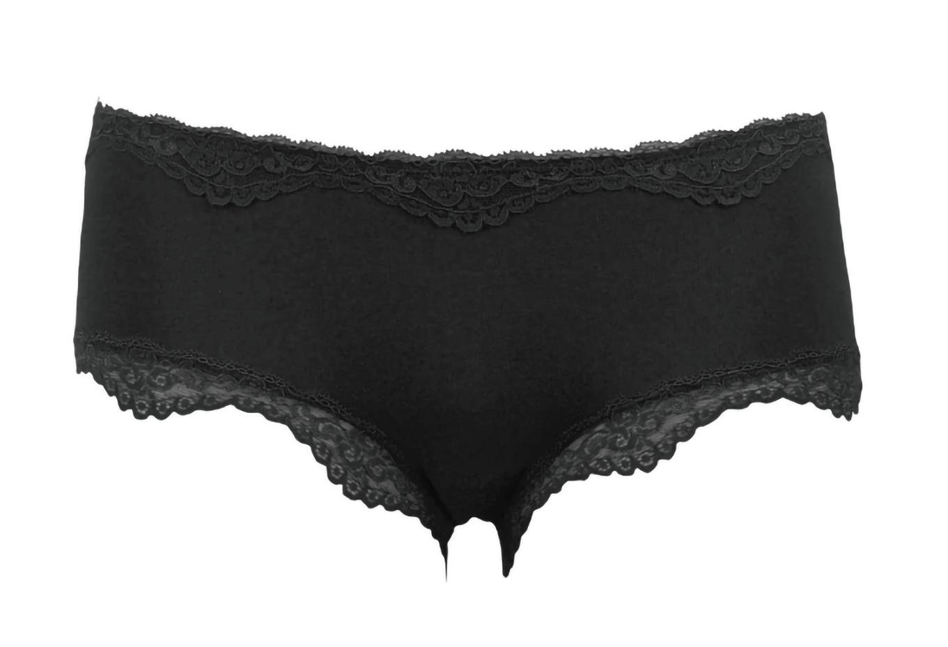 Женские трусы стрейчевые INDENA M р. 46 Черный (95705)