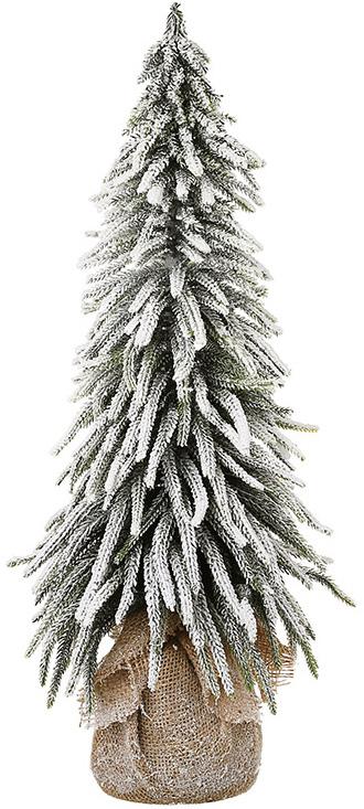 Елка декоративная в снегу в мешочке 25х25х77 см