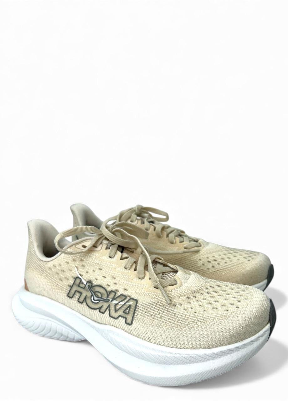 Кроссовки женские Hoka One One Mach 6 wide 1147834 EGV р. 38,5 24 см Кремово-бежевый (30644476)