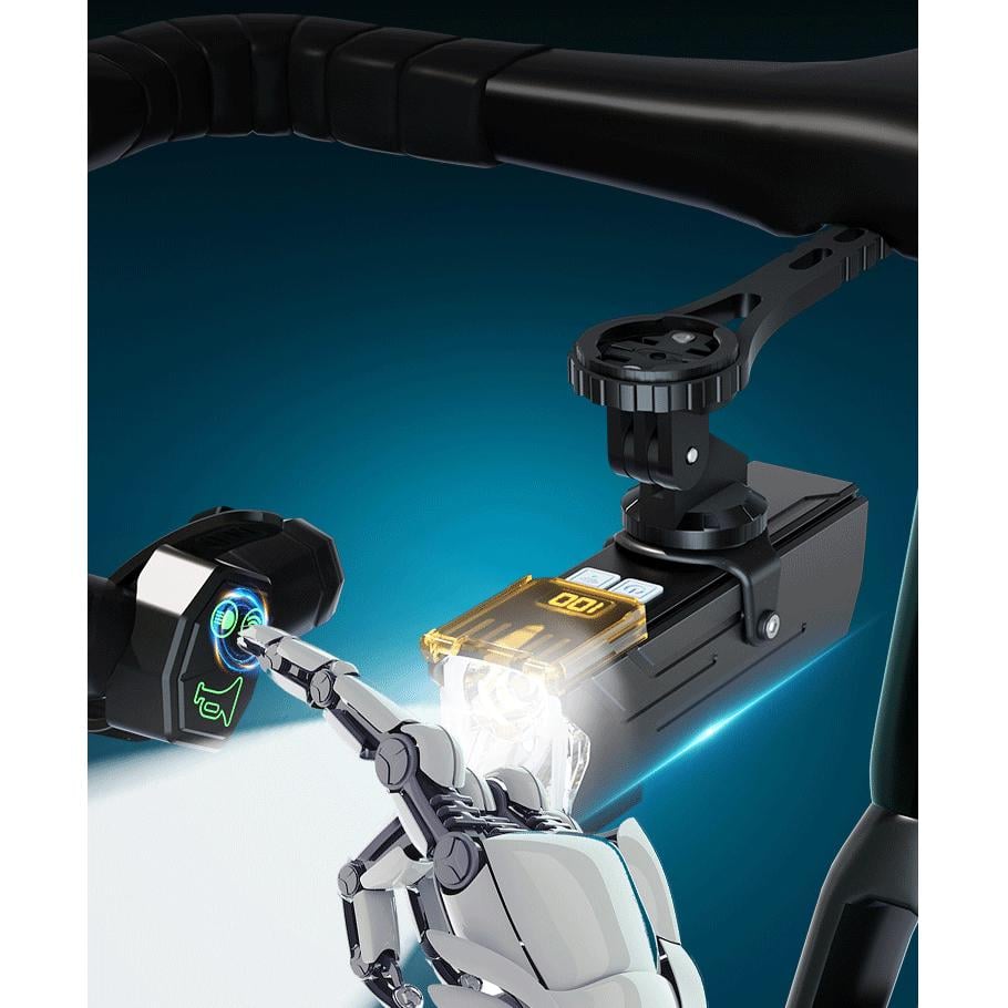 Фара для велосипеда Q03L 800LM аккумуляторная Li-Ion USB Type-C Черный (637119) - фото 3 Фара для велосипеда Q03L 800LM аккумуляторная Li-Ion USB Type-C Черный (637119) - фото 3