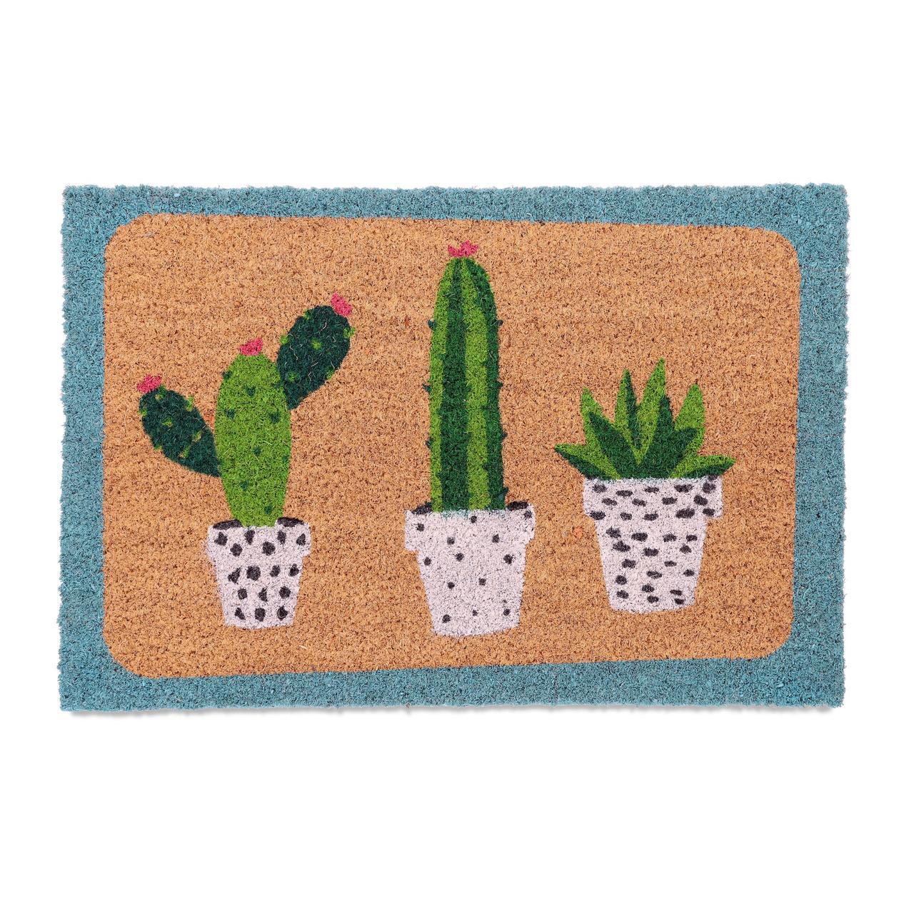 Коврик Relaxdays Kaktus из кокосового волокна 60x40 см (10046194) Коврик Relaxdays Kaktus из кокосового волокна 60x40 см (10046194)