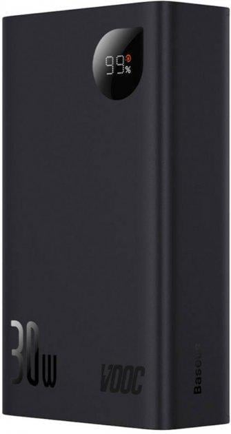 Повербанк Baseus Adaman Metal з дисплеєм 20000 mAh 30 W Black (3245)