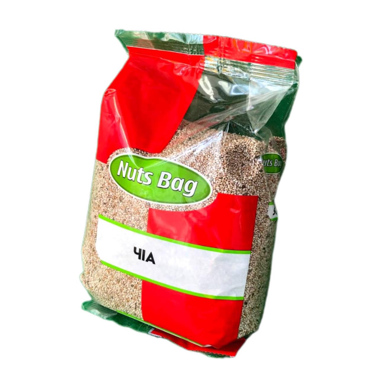 Чіа насіння Nuts Bag світле натуральне 500 г (Chia-w-NB-500) - фото 1