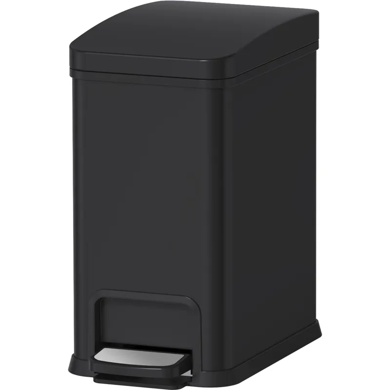 Ведро для мусора KOER TC-010108-05 с плавным закрытием прямоугольное 8 л Черный (KR5593) Ведро для мусора KOER TC-010108-05 с плавным закрытием прямоугольное 8 л Черный (KR5593)