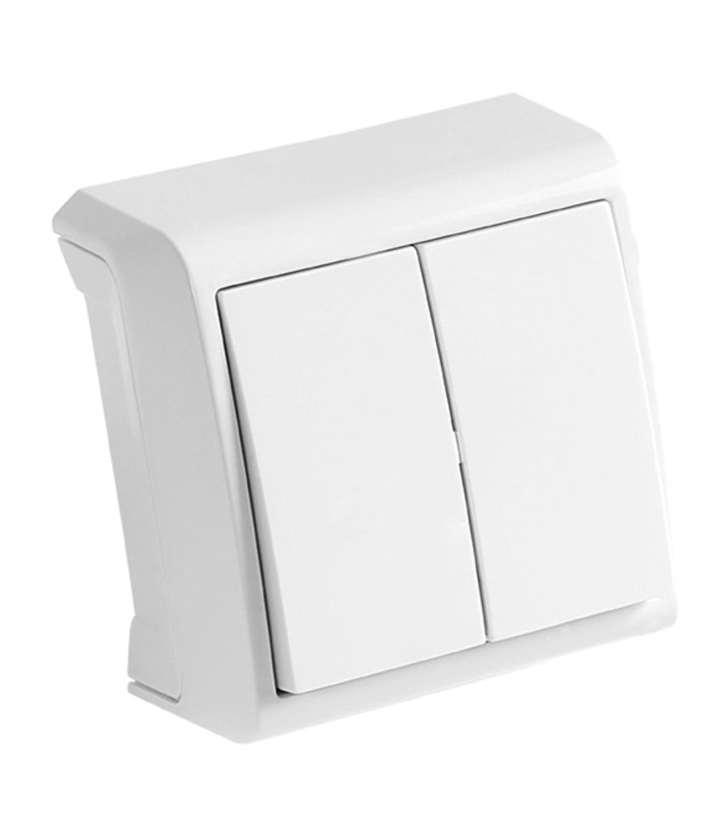 Выключатель 2-клавишный VIKO Vera