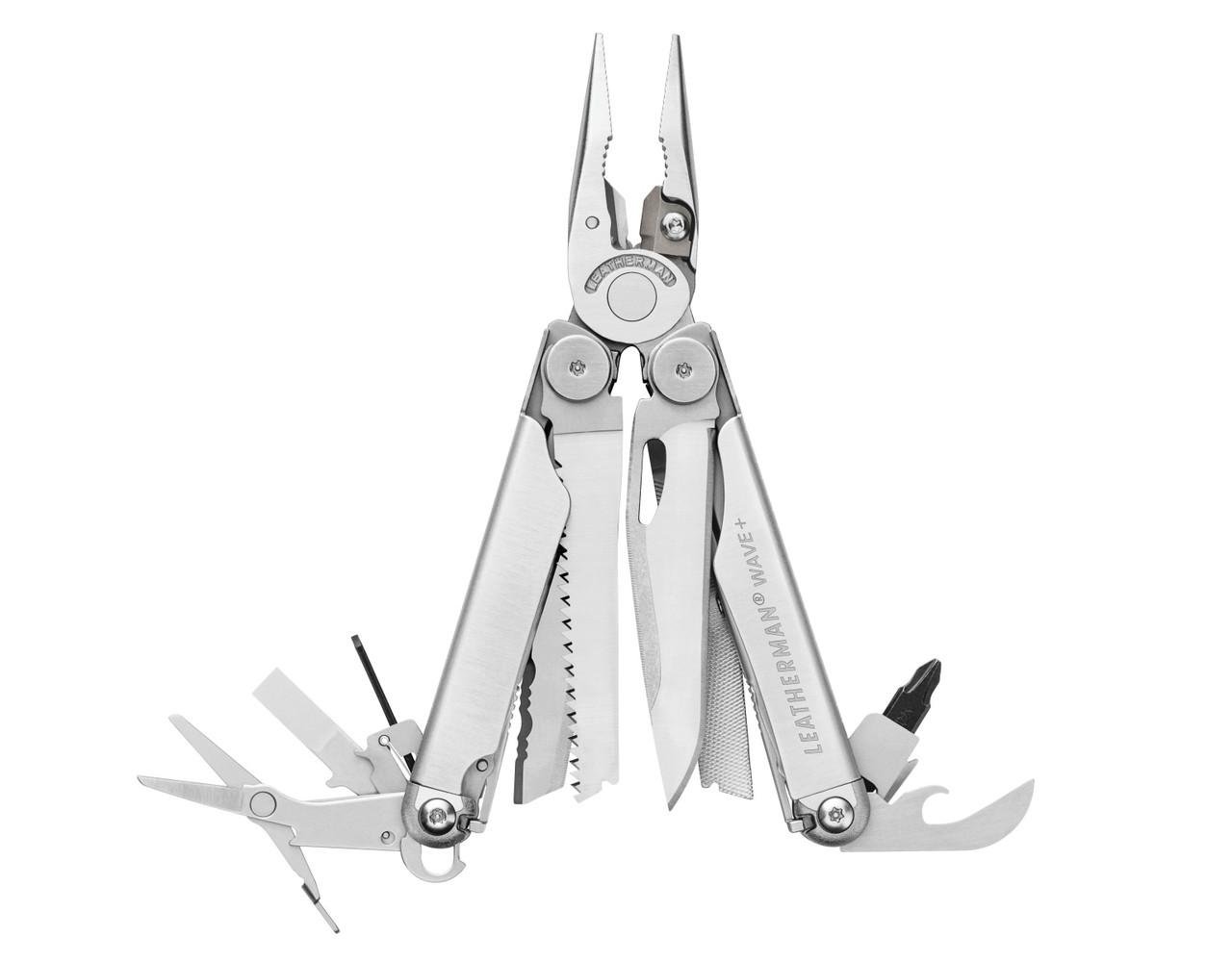 Мультитул Leatherman Wave Plus 18 інструментів із чохлом (832524)