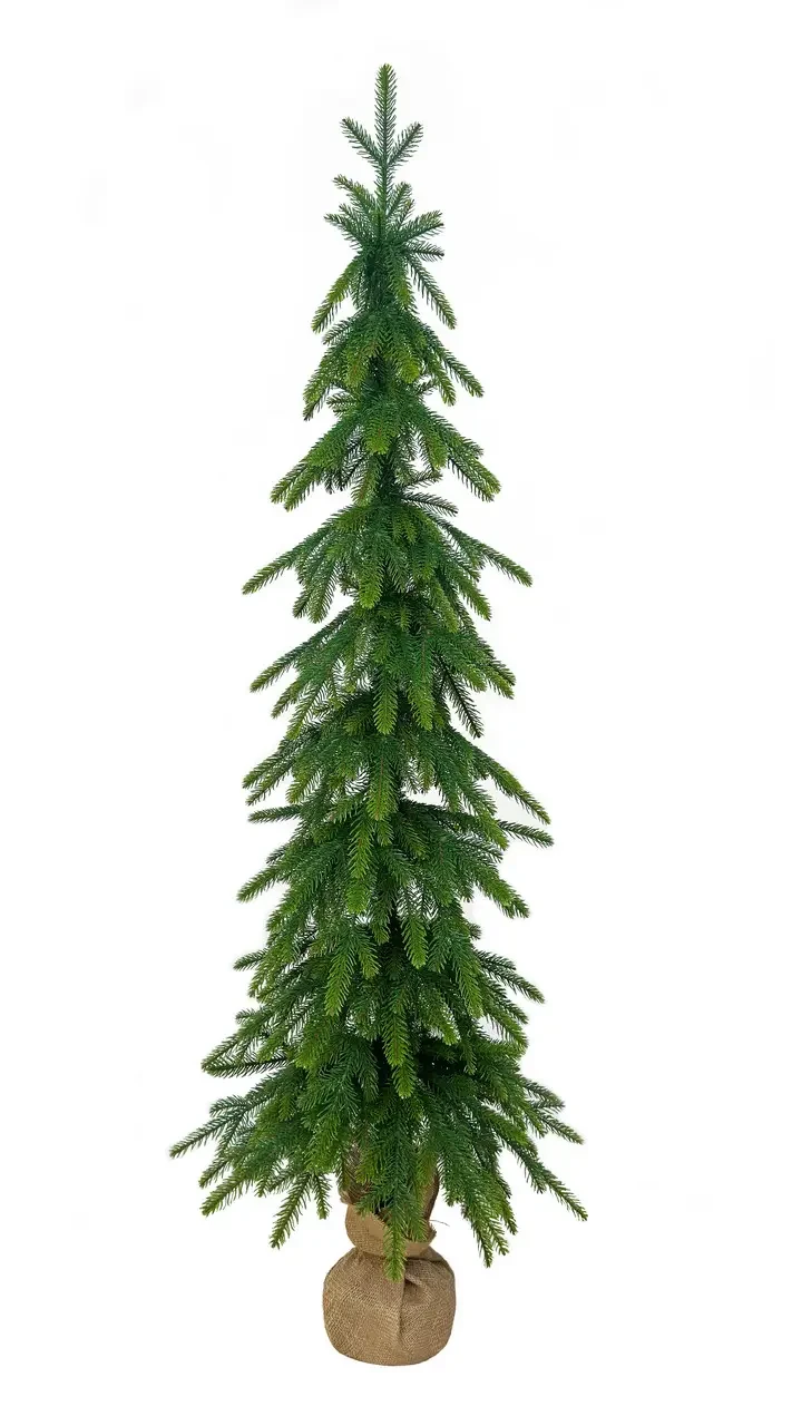 Елка литая SGH Forest Elf Green Mix в мешковине 160 см Зеленый (3185684708)