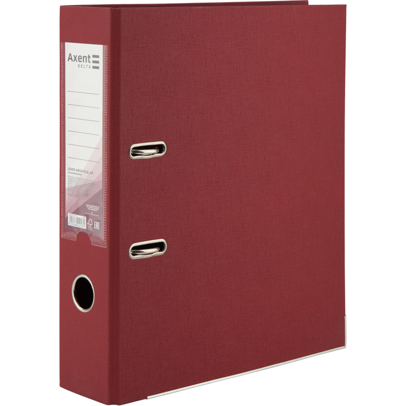 Папка-регистратор двусторонняя 50 шт. PP 7.5 см разобранная D1712-37P Вишневый (4250266242324)