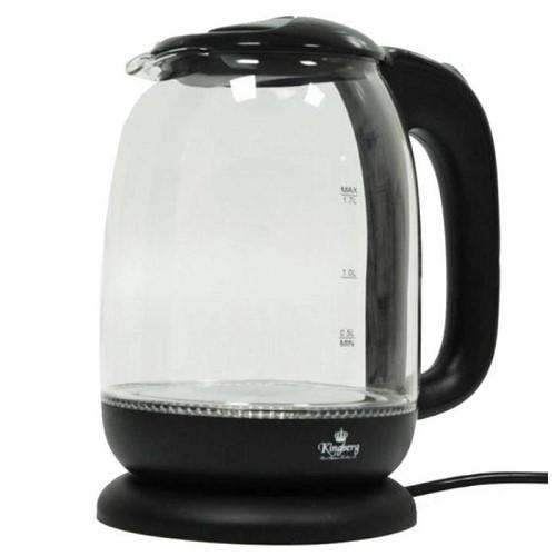 Електрочайник скляний Kingberg KB-2028 2200 Вт 1,7 л (KB-2028) - фото 1 Електрочайник скляний Kingberg KB-2028 2200 Вт 1,7 л (KB-2028) - фото 1