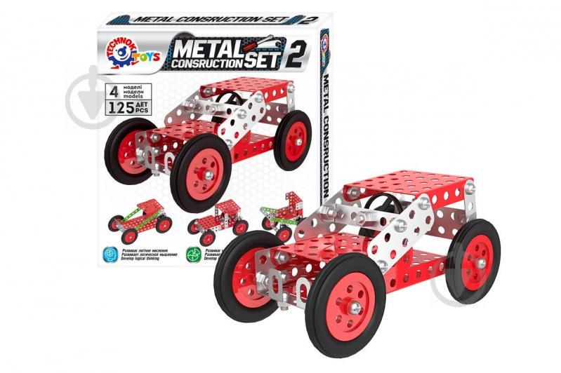 Конструктор металлический Metal Set 125 деталей Технок (6405)