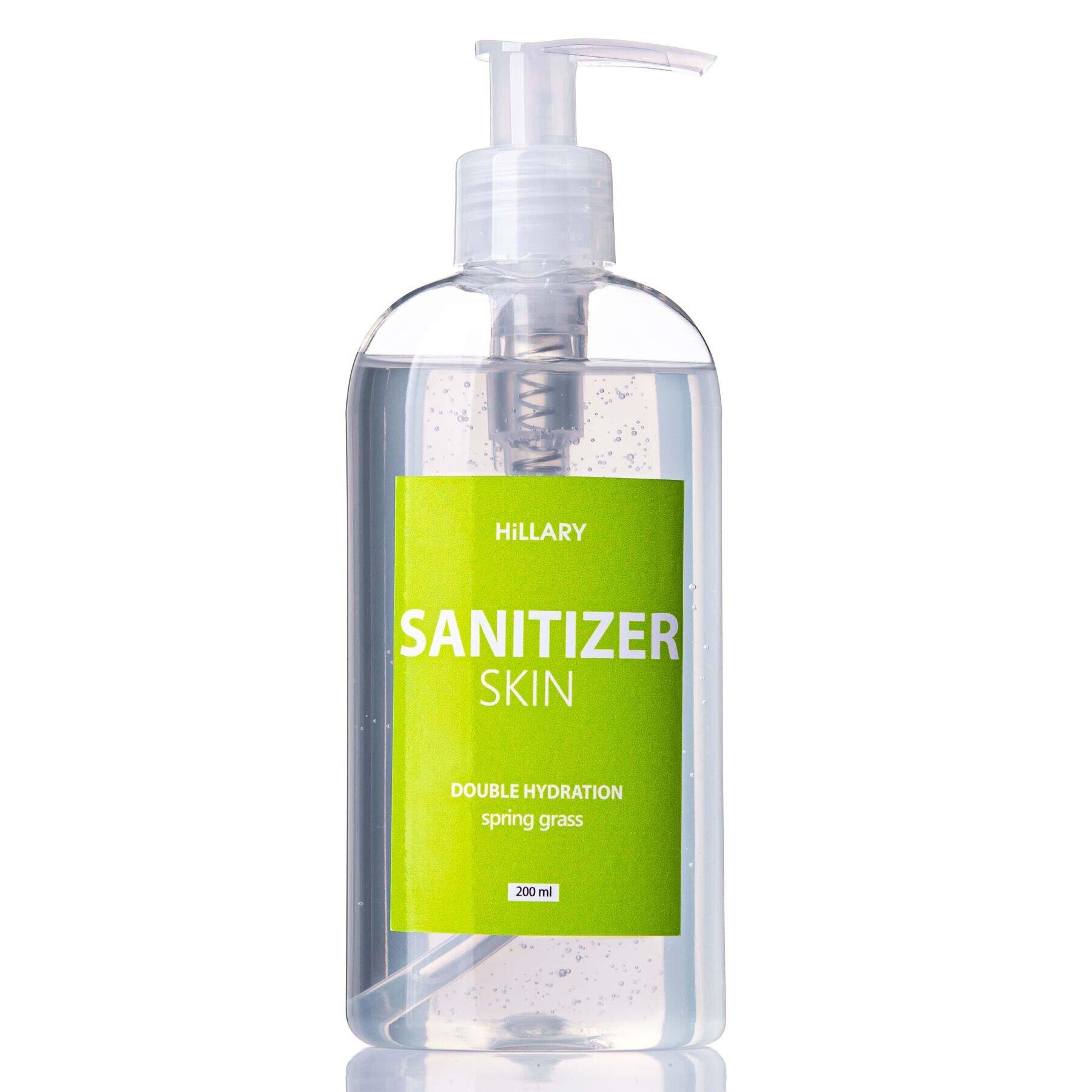 Антисептик Санитайзер Skin Sanitizer Double Hydration spring grass Hillary 200 мл (2314500000087)