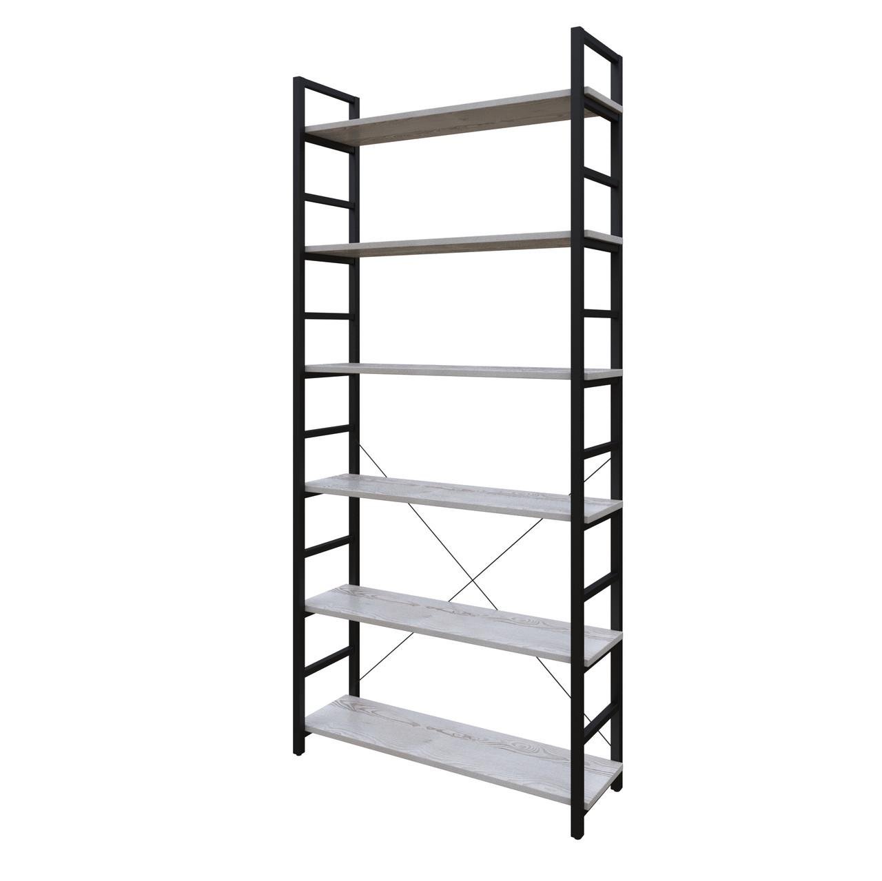 Стелаж металевий Loft Details M-190b-2 сосна лофт кремова - фото 1 Стелаж металевий Loft Details M-190b-2 сосна лофт кремова - фото 1