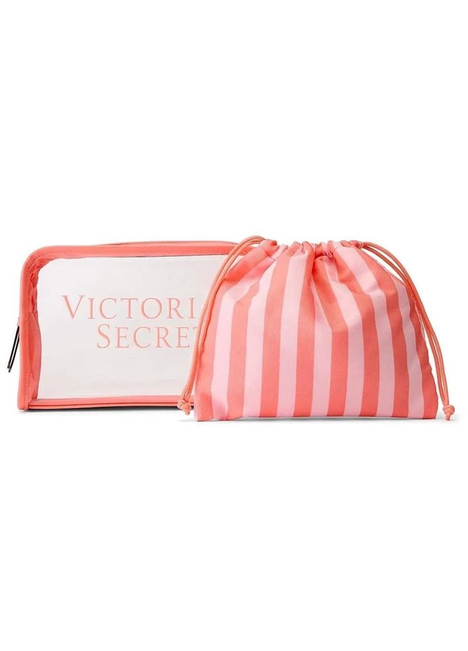 Женская косметичка Victoria's Secret 2 шт. Beauty Bag Оранжевый (321919378614)