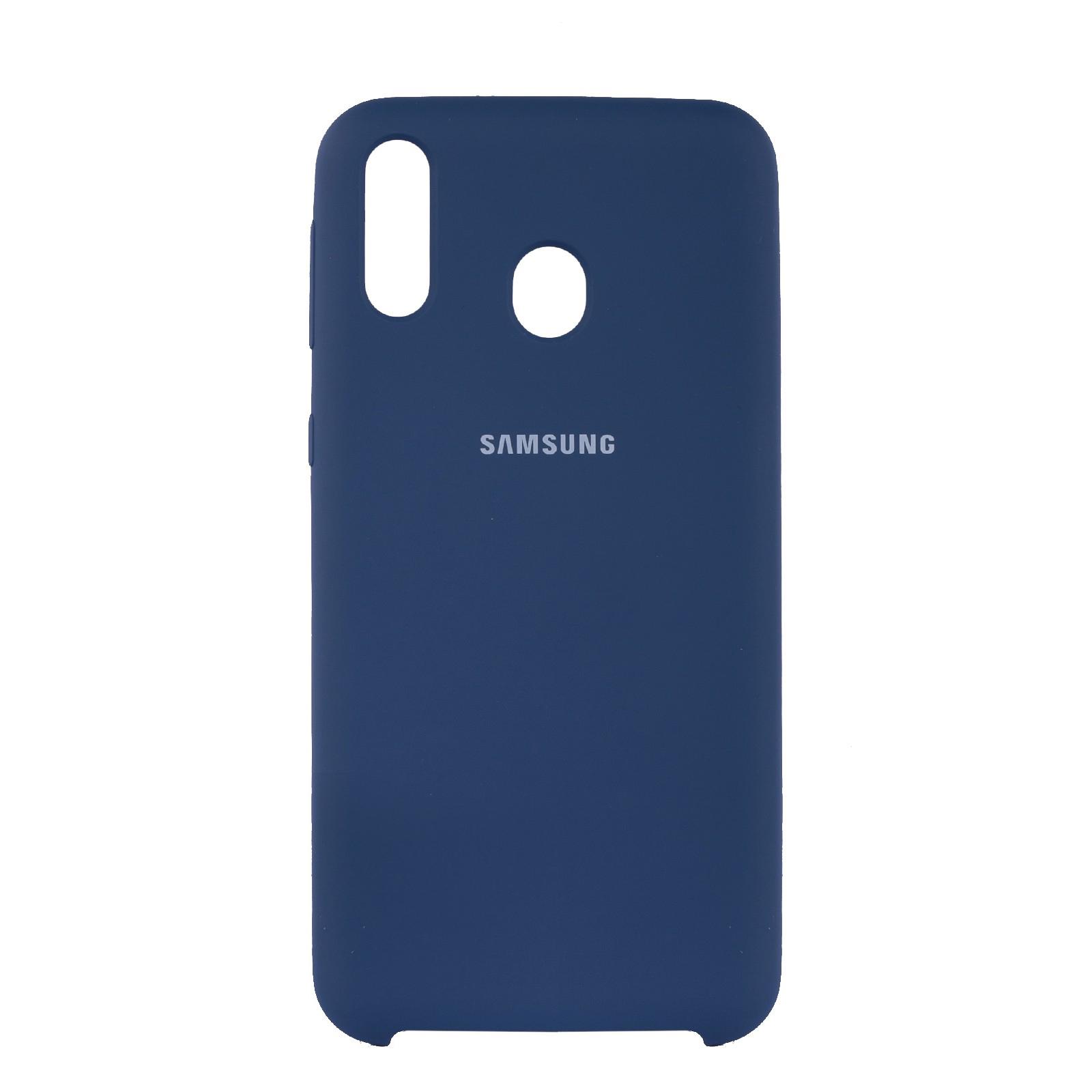 Чехол Jelly Silicone Case Samsung M20 Синий Кобальт