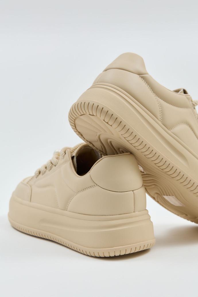 Слипоны женские LONZA 198894 р. 38 Бежевый (21433_38) - фото 4