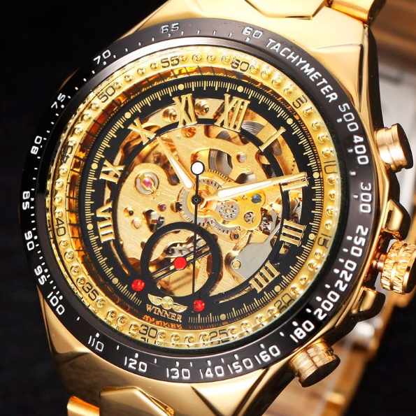 Годинник наручний чоловічий Winner Action Gold (11111) - фото 6 Годинник наручний чоловічий Winner Action Gold (11111) - фото 6