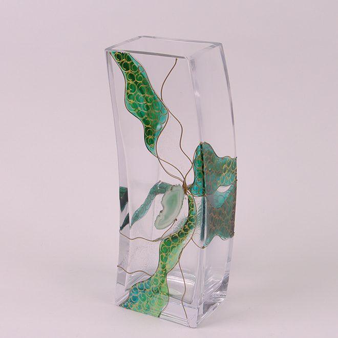 Ваза стеклянная Flora SIGMA H-35 см (2893)