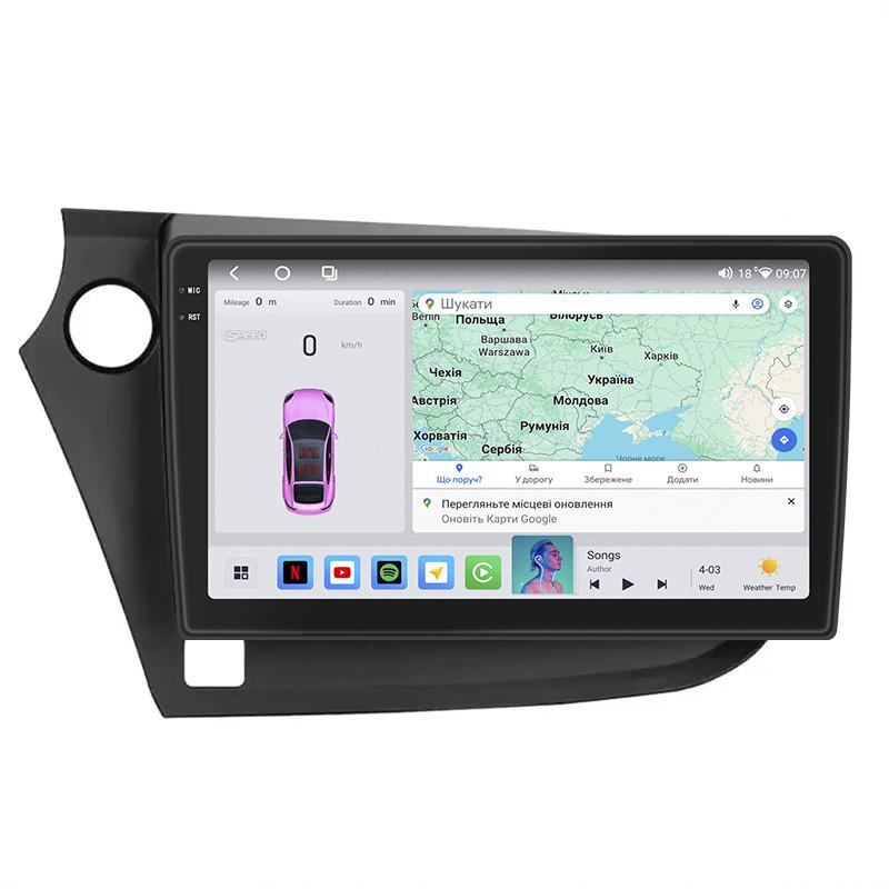 Автомагнітола штатна Lesko QLED CarPlay/4G/Wi-Fi/GPS/360° для Honda Insight II 2009-2011 4/64Gb 9" (2321784968)