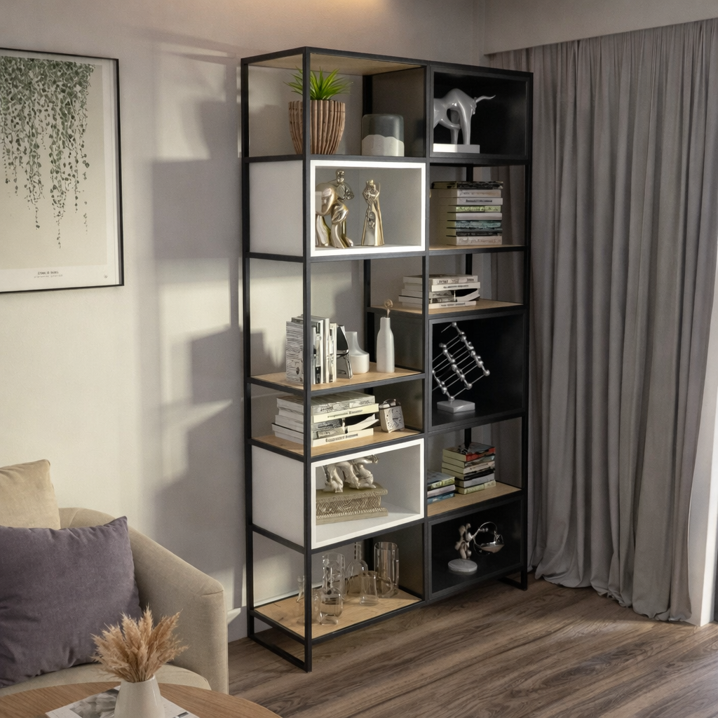 Стеллаж большой Rack-195 Дуб Сонома (ST252) Стеллаж большой Rack-195 Дуб Сонома (ST252)