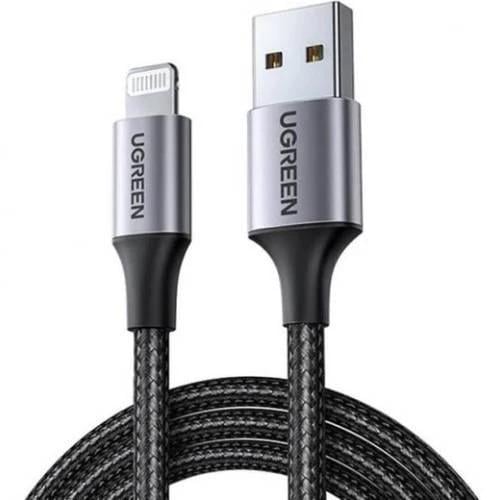 Кабель Ugreen US199/60156 USB to Lightning 1 м Черный (10826810)