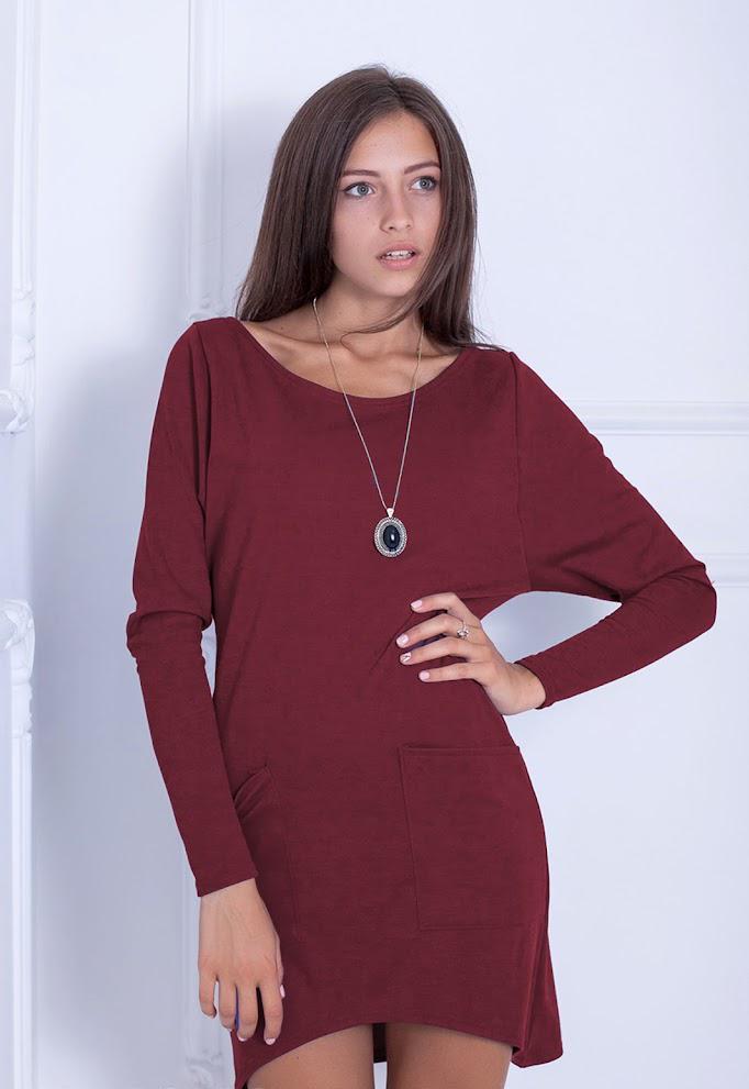 Платье Podium Toddalia 14548-BORDO XL Бордовый