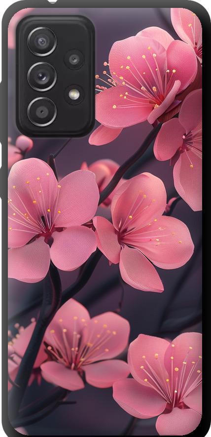 Чехол на Samsung Galaxy A52 Пурпурная сакура (6075b-2251-42517)