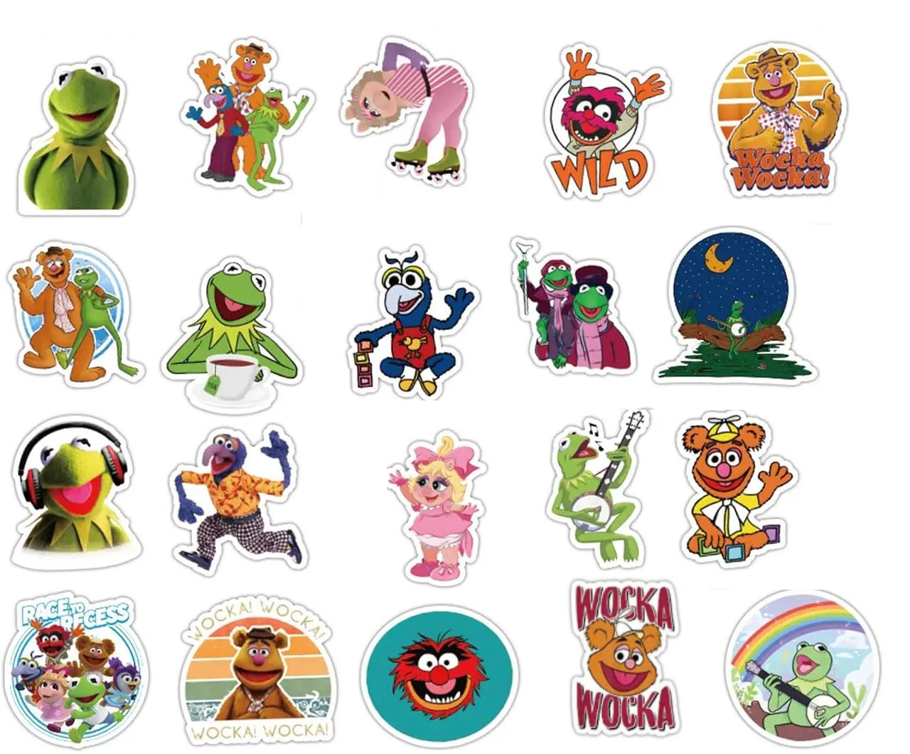 Наклейки Мапеты для гаджета/телефона/авто 20 шт. (10145)