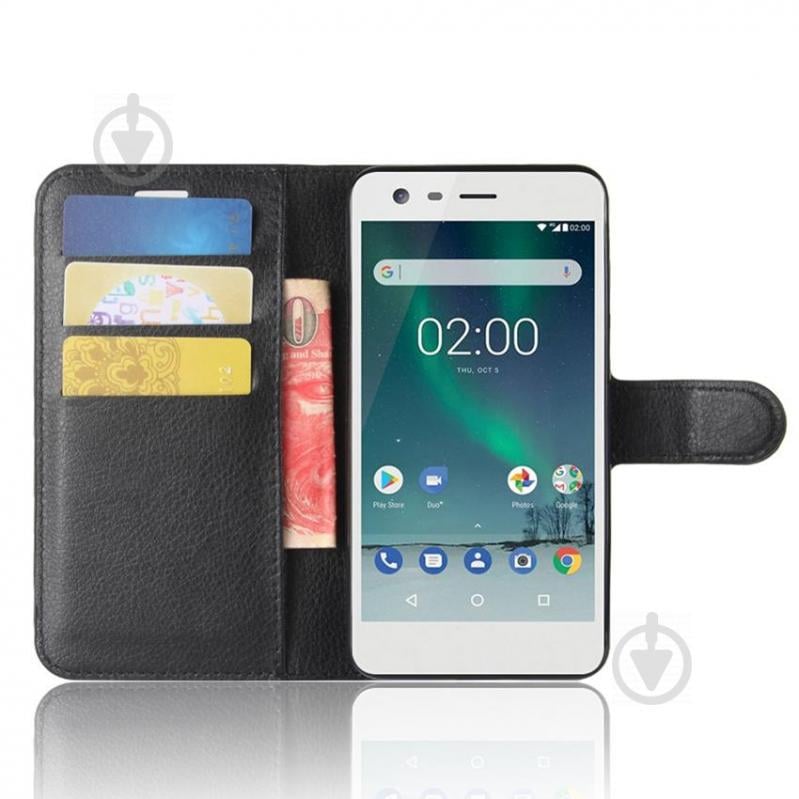 Чохол-книжка Litchie Wallet для Nokia 2 Black (lwbk0169)