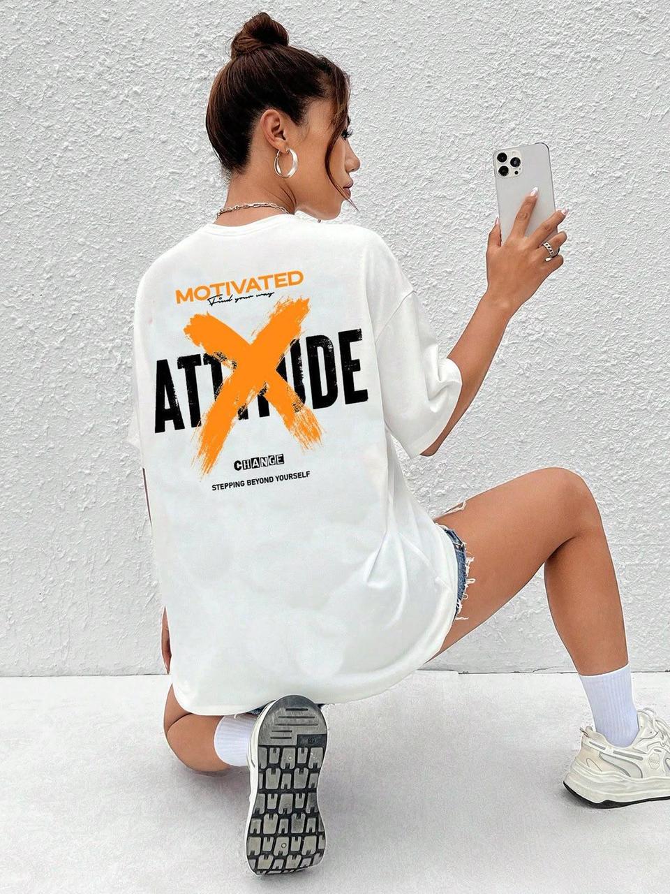 Футболка женская с принтом Pin-000-165 повседневная L Белая